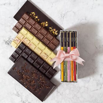 Chocolate Library In A Blue Floral Gift Box, 2 of 12