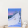 Go Sledding Travel Poster Art Print, thumbnail 3 of 8