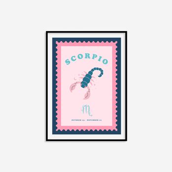 Children's Scorpio Zodiac Print, 5 of 7