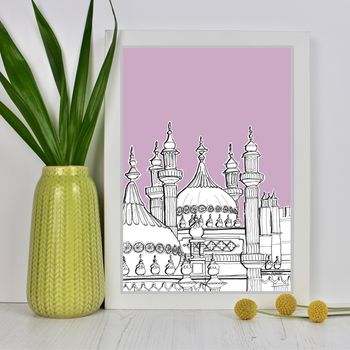 Brighton Pavilion Domes Art Print, 7 of 8