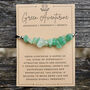 Harmonious Green Aventurine Adjustable Bracelet, thumbnail 1 of 3