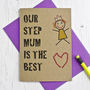 My Step Mum Is The Best Card, thumbnail 2 of 2