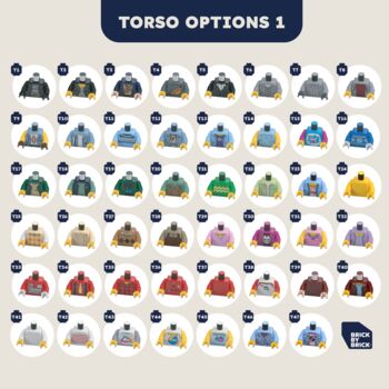 Personalised First Mother's Day Baby Scan Lego® Brick Minifig Keepsake: Gift For Pregnant Mum To Be, 6 of 11