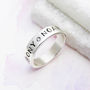 Silver Personalised Ring, thumbnail 2 of 11