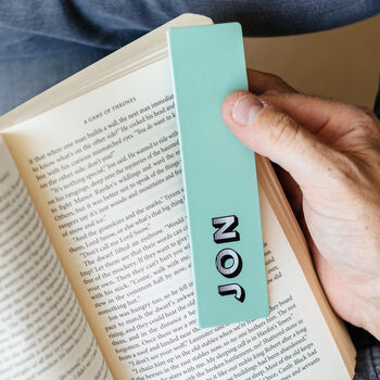 Personalised Leather Bookmark, 2 of 7