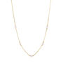 9ct Solid Gold Pearl Beaded Necklace, thumbnail 2 of 6