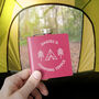 Personalised Camping Tipple Hip Flask, thumbnail 4 of 6