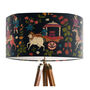 Procession On Charcoal Lampshade, thumbnail 5 of 8