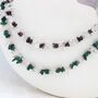 Gemstone Necklace On Sterling Silver, thumbnail 2 of 7