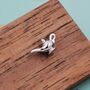Aladdin's Magic Lamp Stud Earrings In Sterling Silver, thumbnail 3 of 12