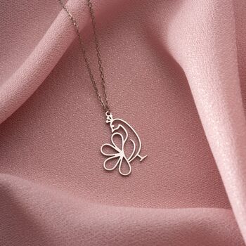 'Proud As A Peacock' Sterling Silver Necklace, 6 of 10