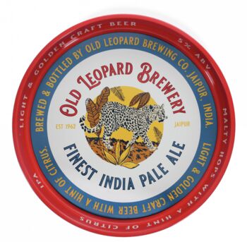 Old Leopard Brewery Round Tray, 3 of 3