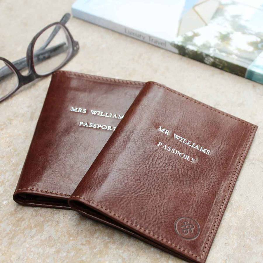 Personalised Leather Passport Holder. 'The Prato', 1 of 12
