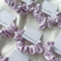 Bridesmaid Lilac Satin Scrunchie, thumbnail 1 of 2