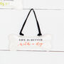 Dog Bone Hanging Sign And Personalised Bag, Mothers Day, thumbnail 6 of 8