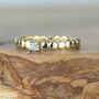 Pebble Solid Gold Diamond Engagement Ring, thumbnail 2 of 10