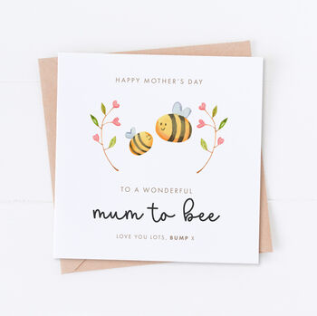 Personalised Mum To Bee Mother's Day Card, 2 of 2