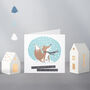 Festive Flurry Fox In The Snow Card, thumbnail 2 of 3