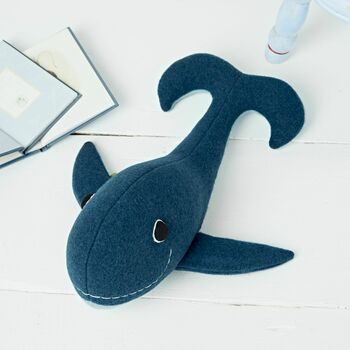 Whale Soft Toy Personalised And Handmade, 8 of 10