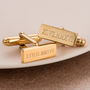 Personalised Roman Numerals Cufflinks, thumbnail 3 of 6