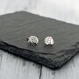 Sterling Silver Hedgehog Stud Earrings, thumbnail 1 of 7