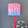 Chartreux Abstract Brushstrokes Lampshade, thumbnail 3 of 8