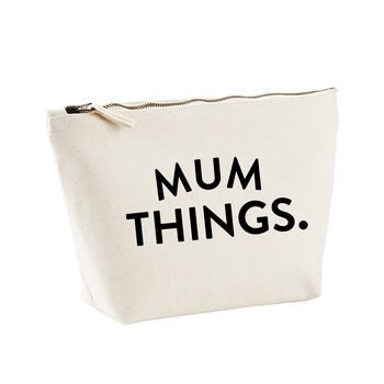 Mum Things Toiletry Or Make Up Bag Mother's Day Gift, 3 of 6