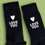 Love You Valentine's Day Socks For Him, thumbnail 3 of 3