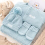 New Baby Blanket, Cardigan, Hat And Mittens Gift Set, thumbnail 8 of 12