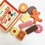 Wooden Biscuit Gift Set In Box, thumbnail 1 of 3