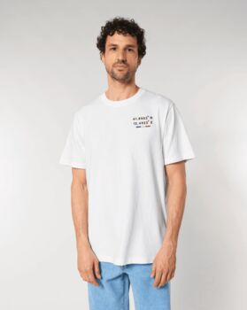 Custom Coordinates Organic Cotton Heavy Unisex T Shirt, 3 of 12