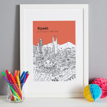 Personalised Riyadh Print, 2 of 11