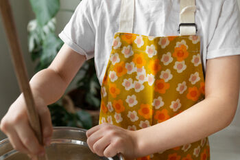 Retro Floral Childrens Apron, 2 of 12