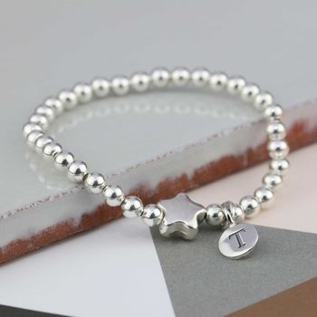 Personalised Tess Silver Star Bracelet, 2 of 4
