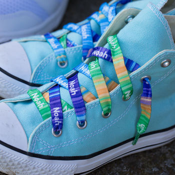 Kids Shoelaces With Name/Text, 4 of 12