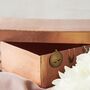 Handmade Solid Copper Jewellery Box With Lid, thumbnail 4 of 5