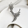 Large Marcasite Silver Hummingbird Brooch, thumbnail 4 of 10