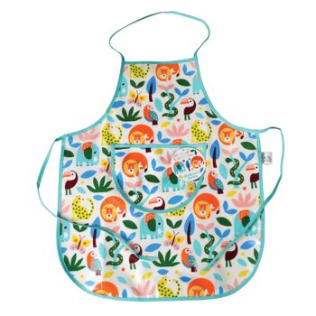 Kids Wipeable Oilcloth Apron, 2 of 4