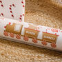 Personalised Christmas Gingerbread Train Wrapping Paper, thumbnail 6 of 7