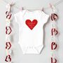 Personalised My First Valentine Babygrow Or Sleepsuit, thumbnail 1 of 5