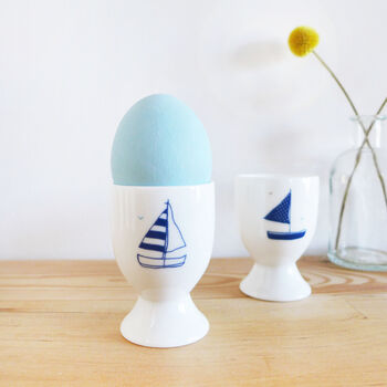 Pair Of Yacht Egg Cups, 3 of 4