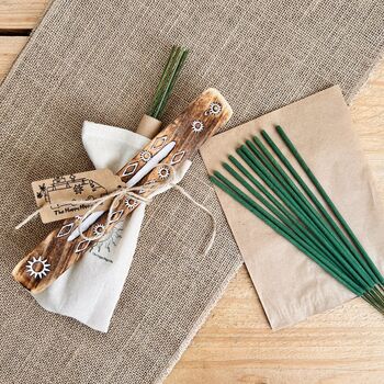 Jasmine Blossom Incense Sticks Premium Hand Dipped Incense Sticks, 4 of 11