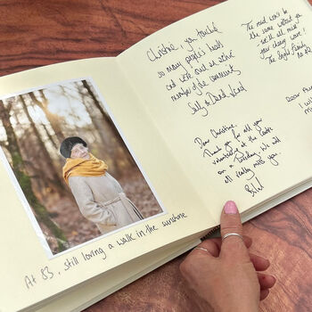 Large Linen Condolence Book, 3 of 8