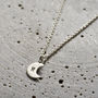 Personalised Mini Crescent Moon Necklace, thumbnail 5 of 7