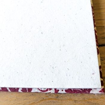 Recycled Handmade Paper Notebooks, Nepali Paper Hardcover A5, Fair Trade, 11 of 11