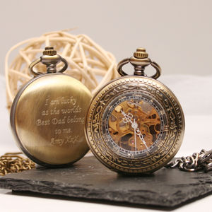 personalised pocket watch