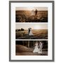 Personalised Trio Wedding Photo Art Print, thumbnail 4 of 6