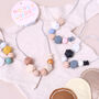 Geo Pop Teething Necklace, thumbnail 2 of 12
