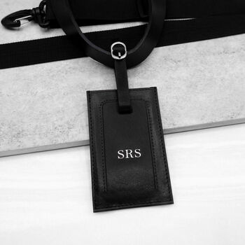 Personalised Leather Luggage Tag, 2 of 5