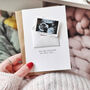 Handmade Pregnancy Announcement Card With Scan Photo, thumbnail 1 of 3